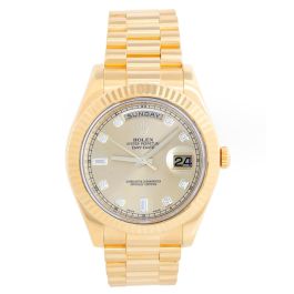 Rolex President Diamond Day-Date II 41mm 18k Gold 218238