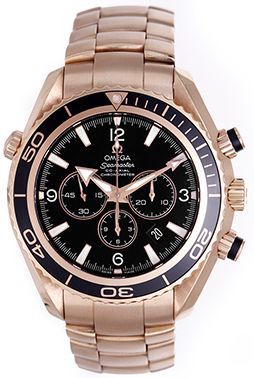 Omega Seamaster Planet Ocean Chronograph XL Rose Gold Men's Watch  222.60.46.50.01.001