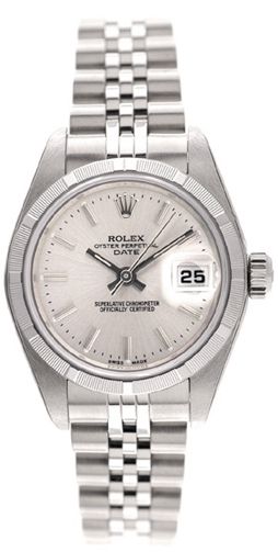 Ladies Rolex Date Watch 69190 Silver Dial