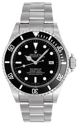 Collectible Discontinued Rolex Sea Dweller Divers Watch 16600 