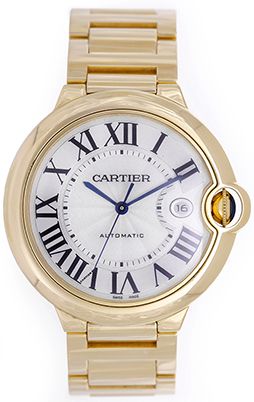 Cartier Ballon Bleu Men s Large 42mm 18k Yellow Gold Watch W69005Z2
