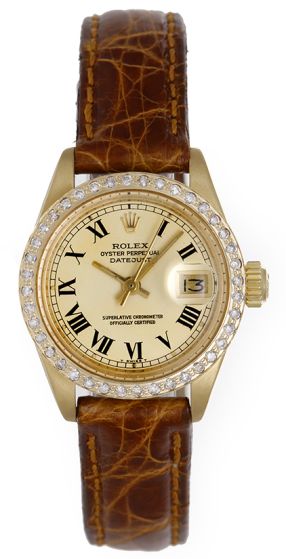 Rolex Ladies President 18k Yellow Gold Watch 6917