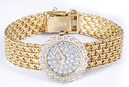 Baume & Mercier Diamond Bezel & Pave Dial Ladie's Watch