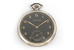 Rare Vintage A. Lange & Sohne Triple-Signed Pocket Watch 