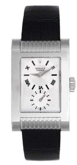 Rolex Prince Cellini Men's 18k White Gold Watch 5441/9