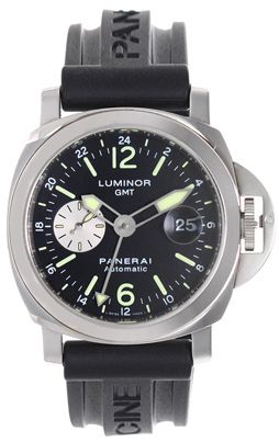 Panerai Luminor GMT Stainless Steel Men's Watch PAM 88