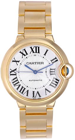Cartier Ballon Bleu Midsize 18k Yellow Gold Watch W69003Z2