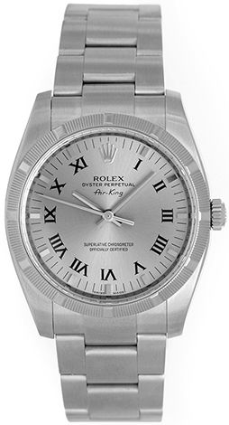 Rolex Air-King Men's 34mm Stainless Steel Watch 114210