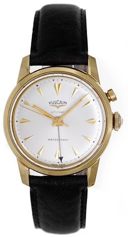 Collectible Mint Vintage Vulcain Cricket Alarm Men's Watch 