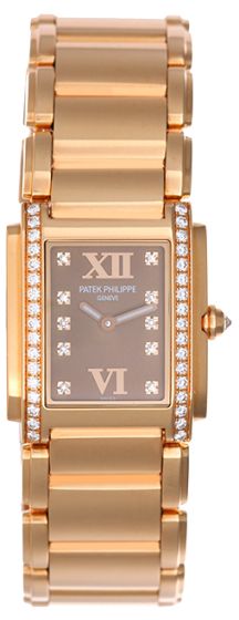 Patek Philippe Twenty-4 Ladies Rose Gold Watch 4908/11R