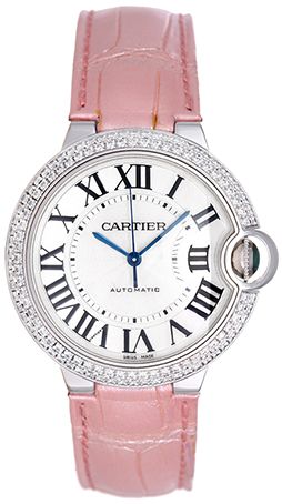 Cartier Ballon Bleu White Gold & Diamond Watch WE9600651