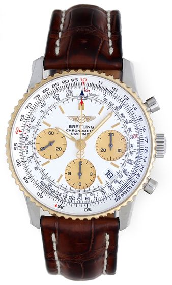 Breitling Navitimer Automatic Chronograph Men's Steel Gold Watch D23322