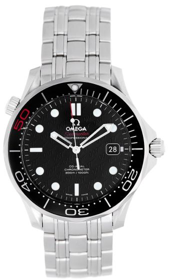 50th Anniversary James Bond- Omega Seamaster Automatic Co Axial Men's Stainless Steel Watch 21230412001003