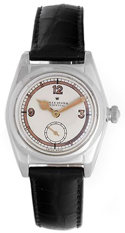 Rolex Vintage Bubbleback Men's Stainless Steel Watch 2940