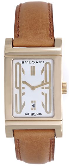 Bvlgari Rettangolo Men's/Ladies 18k Yellow Gold Automatic Watch  RT 45 G (RT45 G; RT45G)