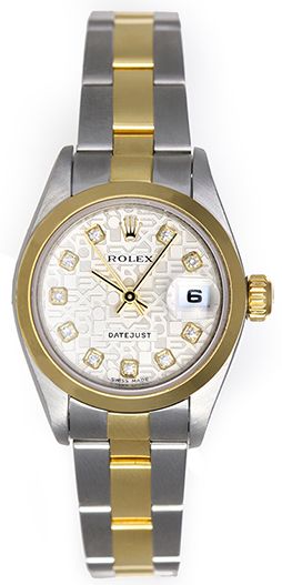 Ladies Rolex Datejust Watch 79163 Silver Jubilee Dial