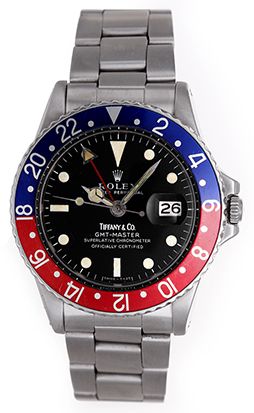 Vintage Rolex GMT-Master Stainless Steel Pepsi Bezel 1675 