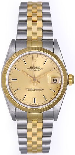 Rolex Datejust Midsize Men's or Ladies Steel Watch 6827F