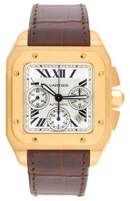 Cartier Santos 100 Men's Watch CRW20096Y1