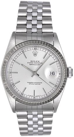 Men's Stainless Steel Rolex Datejust Watch 16234