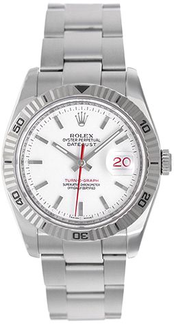 Rolex Turnograph Datejust Stainless Steel Watch 116264 