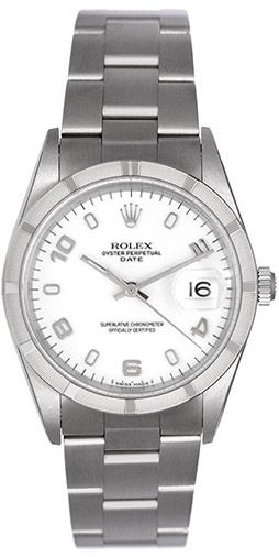 Rolex Date Stainless Steel Men's Automatic Watch 15210