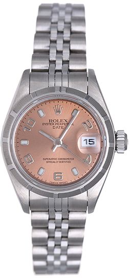 Rolex Ladies Date Stainless Steel Watch 79190