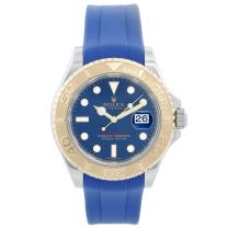 Rolex Yacht-Master Steel & Gold Men's 2-Tone Rubber Strap Watch 16623 