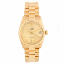 Rolex President Midsize 18K Yellow Gold Watch 6827