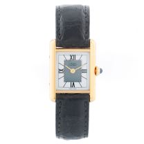 Must de Cartier Tank Vermeil Plaque Quartz Watch