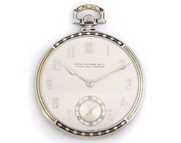 Very Unusual Vintage Platinum Patek Philippe Pocket Watch