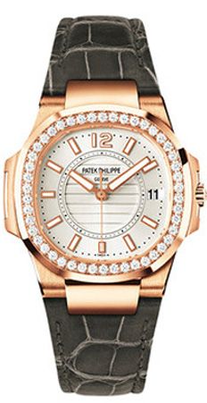 Patek Philippe Ladies 18k Rose Gold Nautilus 7010R Watch