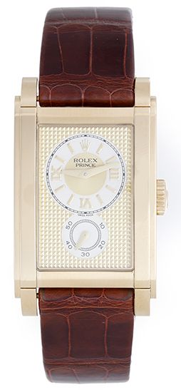 Rolex Prince Cellini Men's 18k Yellow Gold Watch 5440/8