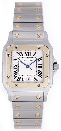 Cartier Santos Galbee 2-Tone Men's Quartz Watch W20011C4 