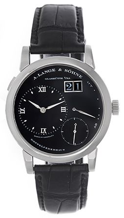 A. Lange & Sohne Men's Platinum Lange 1 Watch