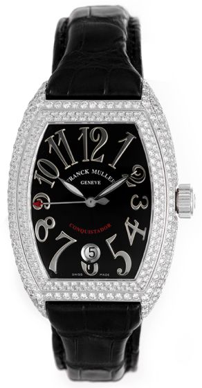 Franck Muller Conquistador Ladies Diamond Watch 8002 SC D 