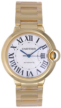 Cartier Ballon Bleu 18k Yellow Gold Midsize Watch W69003Z2