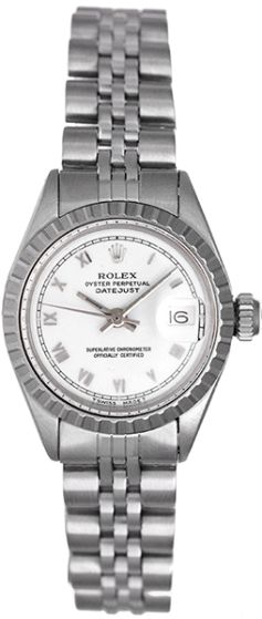 Rolex Date Ladies Stainless Steel Watch 6916