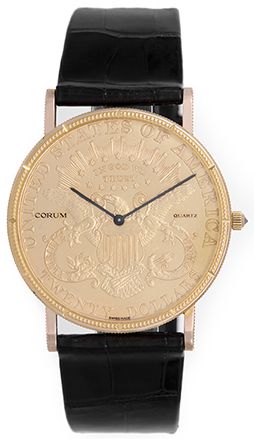 Corum $20 18k Liberty Gold Coin Men's Quartz Watch