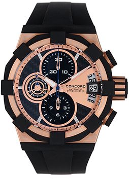 Concord C1 Rose Gold Sport Chronograph Watch 0320012 