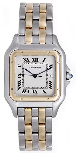 Cartier Men's 2-Tone Steel Gold Jumbo Panther Watch