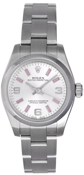 Rolex Ladies Oyster Perpetual No-Date Pink - 176200BKAPSO 