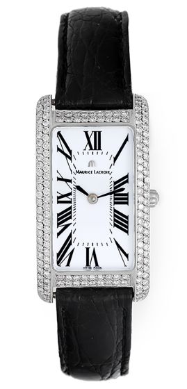 Maurice Lacroix Fiaba 18k White Gold & Diamond Ladies Watch