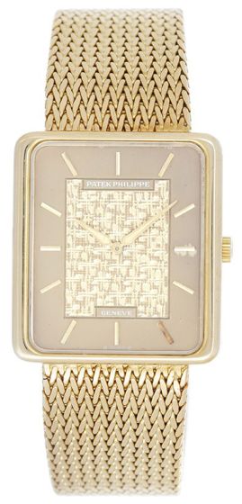 Rare & Unusual Vintage Patek Philippe Men's Gold Watch 3599 1