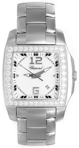 Chopard Two-O-Ten Stainless Steel & White Gold Men's or Ladies Diamond Watch108464-2001