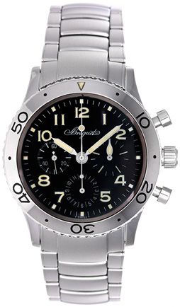 Breguet Type XX Aeronavale Men's Stainless Steel Chronograph Watch Ref. 3800 (3800ST92SW9)