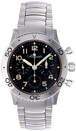 Breguet Type XX Aeronavale Men's Stainless Steel Chronograph Watch Ref. 3800 (3800ST92SW9)