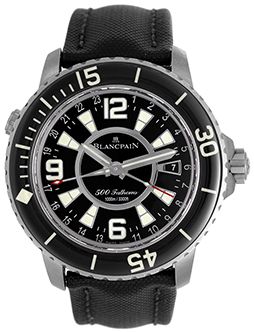Blancpain 500 Fathoms GMT Men's Titanium Diver's Watch 