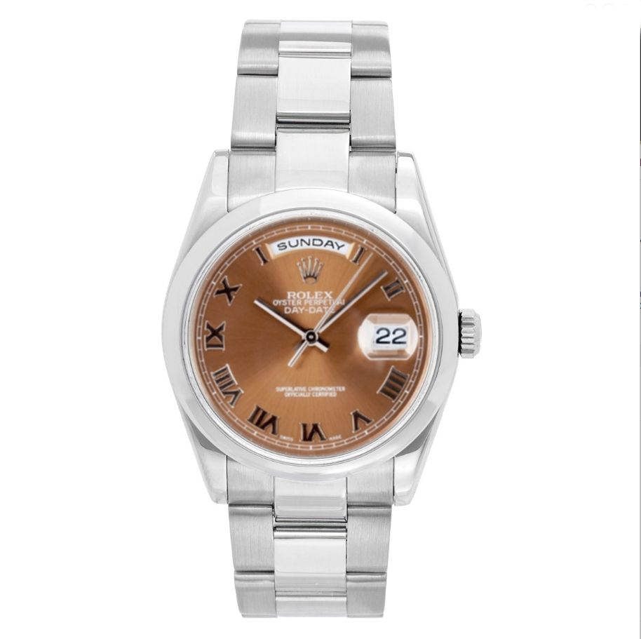 Men s Rolex President Day Date Watch Havana Dial 118209