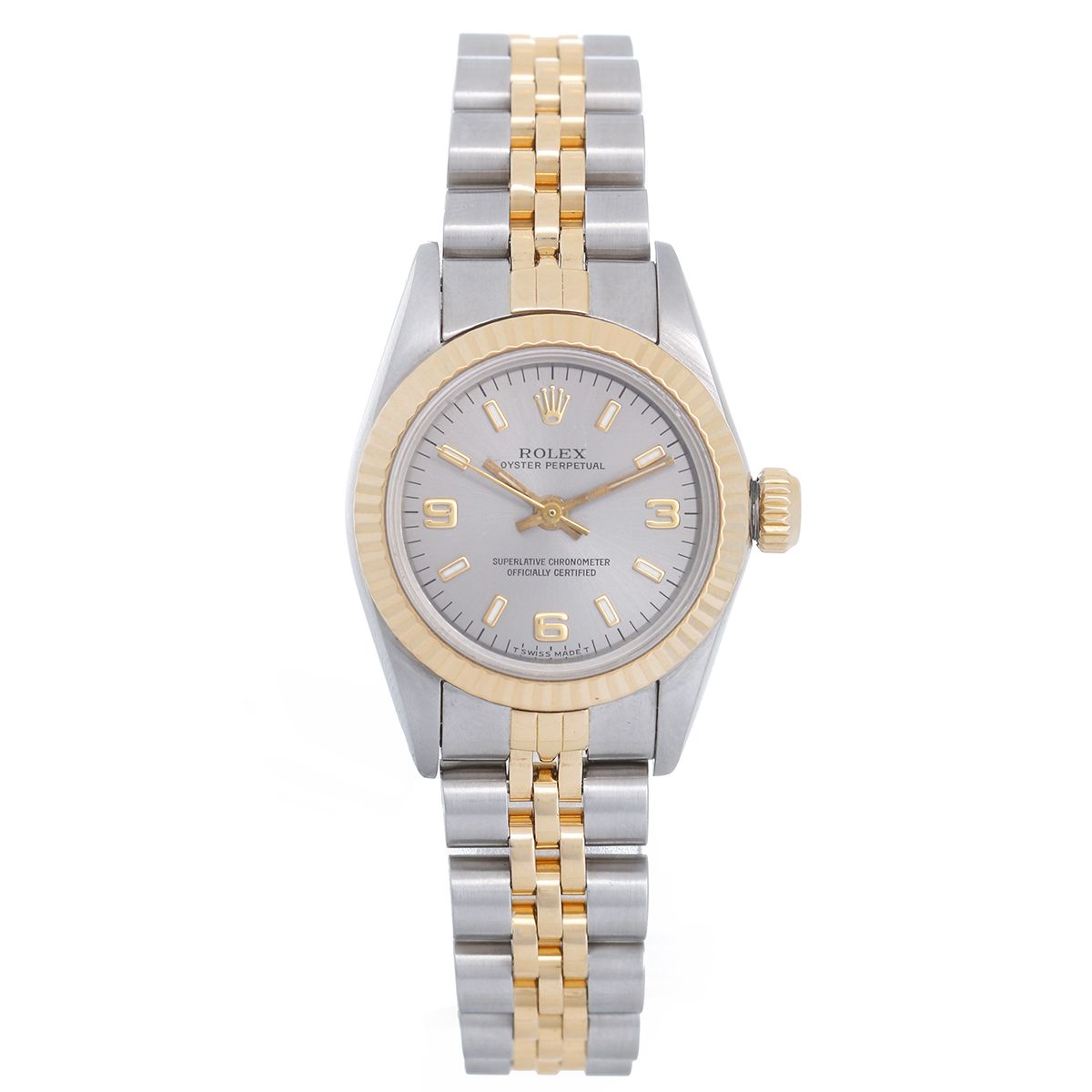 Ladies Rolex Watch 76193 Silver Dial